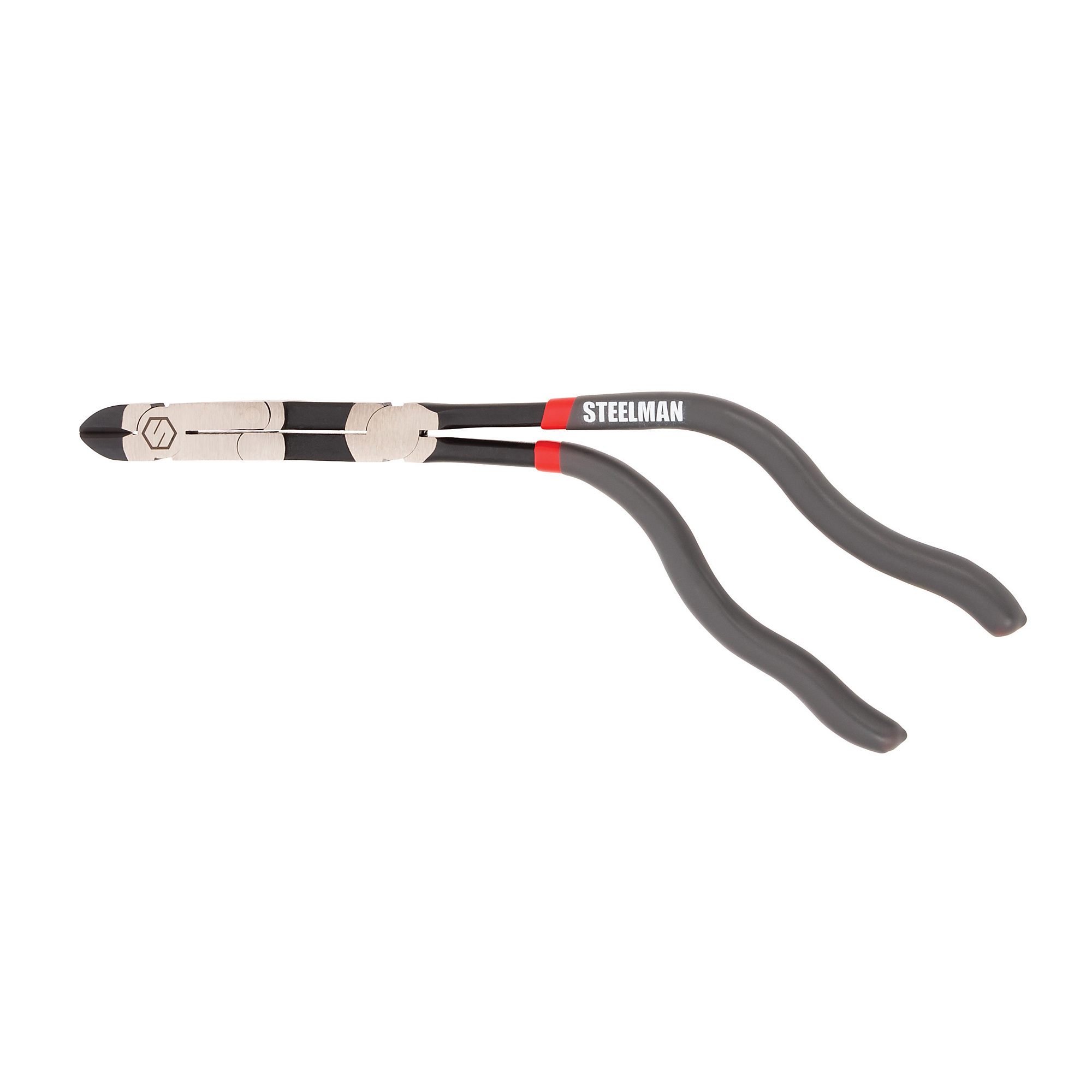 STEELMAN 11-Inch Long Double-Joint Pistol Grip Diagonal Cutters, Model# 61111